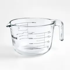 CRATE & BARREL - Taza Medidora de Vidrio