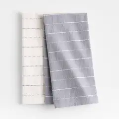 CRATE & BARREL - Set De 2 Paños De Cocina Dash Plaid