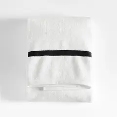 CRATE & BARREL - Toalla De Baño Tuxedo 700gr