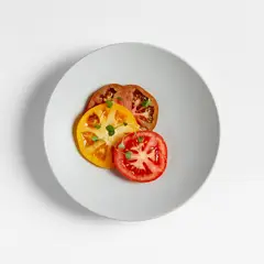 CRATE & BARREL - Plato de Ensalada Craft Stone Coupe