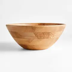 CRATE & BARREL - Bowl De Servir De Madera De Fresno Carson