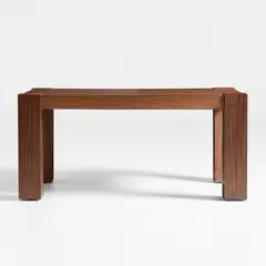 CRATE & BARREL - Mesa de Comedor Sobro de Madera Nogal 165cm