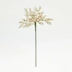 CRATE & BARREL - Adorno con Púas de Oro y Chips de Vidrio