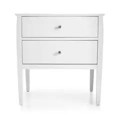 CRATE & BARREL - Mesa De Noche Mason 2 Cajones