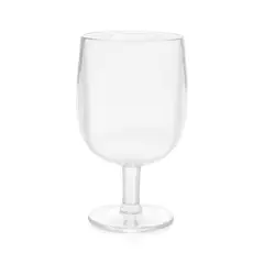 CRATE & BARREL - Copa de Vino de Acrílico Apilable Transparente