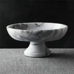 CRATE & BARREL - Bowl de Mármol para Frutas French Kitchen