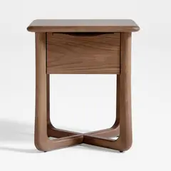 CRATE & BARREL - Mesa De Noche Alrik 1 Cajón