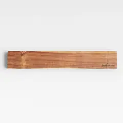 CRATE & BARREL - Barra de Pared Magnética de Madera Acacia para Cuchillos
