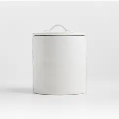 CRATE & BARREL - Canister Marin Blanco