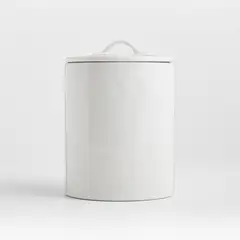 CRATE & BARREL - Canister Marin Blanco