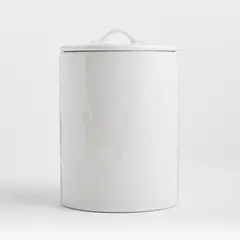 CRATE & BARREL - Canister Marin Blanco