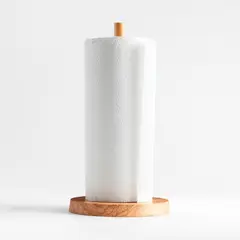 CRATE & BARREL - Porta Papel Toalla Matte de Madera
