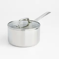CRATE & BARREL - Cacerola Evencook Core De Aero Inoxidable Con Tapa De Vidrio