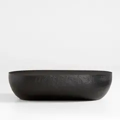 CRATE & BARREL - Mesa de Centro Ovalada Fernando Drum