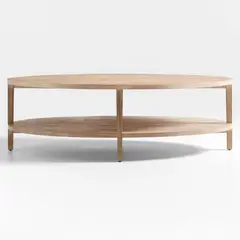 CRATE & BARREL - Mesa de Centro Oval Clairemont
