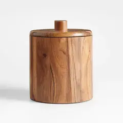 CRATE & BARREL - Canister de Madera