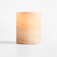 CRATE & BARREL - Portavela Marbled Pequeño 11x14cm