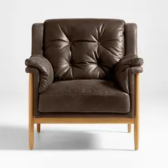 CRATE & BARREL - Butaca Cigar 1 Cuerpo