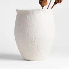 CRATE & BARREL - Jarrón con Textura 28cm