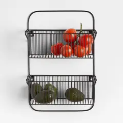 CRATE & BARREL - Frutero De Pared Cora 2 Pisos