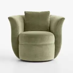 CRATE & BARREL - Sillón Giratorio Blume