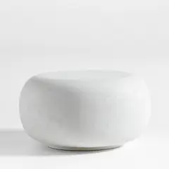 CRATE & BARREL - Mesa Auxiliar Pebble