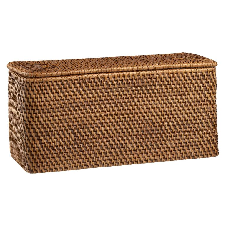 Caja Sedona Rectangular con Tapa Miel