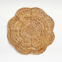 CRATE & BARREL - Mantel individual en forma de flor de fibra de pétalo