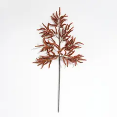 CRATE & BARREL - Rama Flor Amaranto de Bronce 127cm