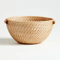 CRATE & BARREL - Bowl con Asas Artesia Natural