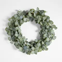 CRATE & BARREL - Corona Artificial de Eucalipto