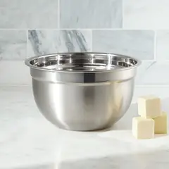 CRATE & BARREL - Bowl de Acero Inoxidable 3qt