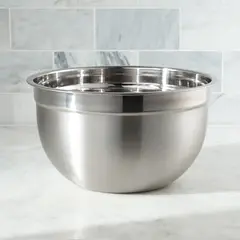 CRATE & BARREL - Bowl de Acero Inoxidable 5qt