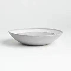 CRATE & BARREL - Bowl Bajo para Pasta Pedra Artisan