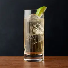 CRATE & BARREL - Vaso de Vidrio Cortado Alto Vance