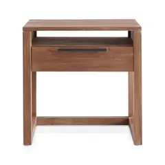CRATE & BARREL - Mesa de Noche Linea 1 Cajón