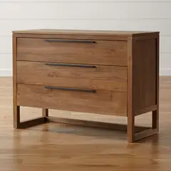 CRATE & BARREL - Cómoda de 3 Cajones Linea II