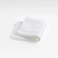 CRATE & BARREL - Toalla de Baño Blanca Antibacterial 100% Algodón