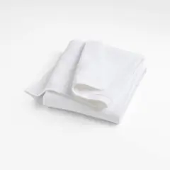 CRATE & BARREL - Toalla de Baño Blanca Antibacterial 100% Algodón