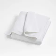 CRATE & BARREL - Toalla de Baño Blanca Antibacterial 100% Algodón