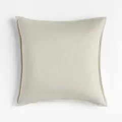 CRATE & BARREL - Funda de Cojín de Lino Orgánico 51x51cm