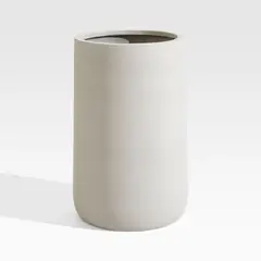 CRATE & BARREL - Maceta Saabira Taupe 23.25''