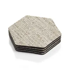 CRATE & BARREL - Posavasos Crepe Natural S/4