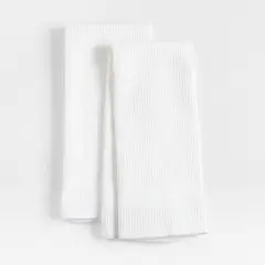 CRATE & BARREL - Juego de 2 Paños de Cocina Waffle Terry