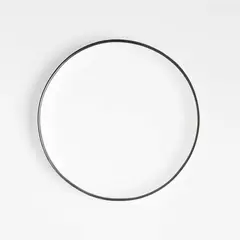 CRATE & BARREL - Plato de Ensalada de Melamina Range White (por Leanne Ford)