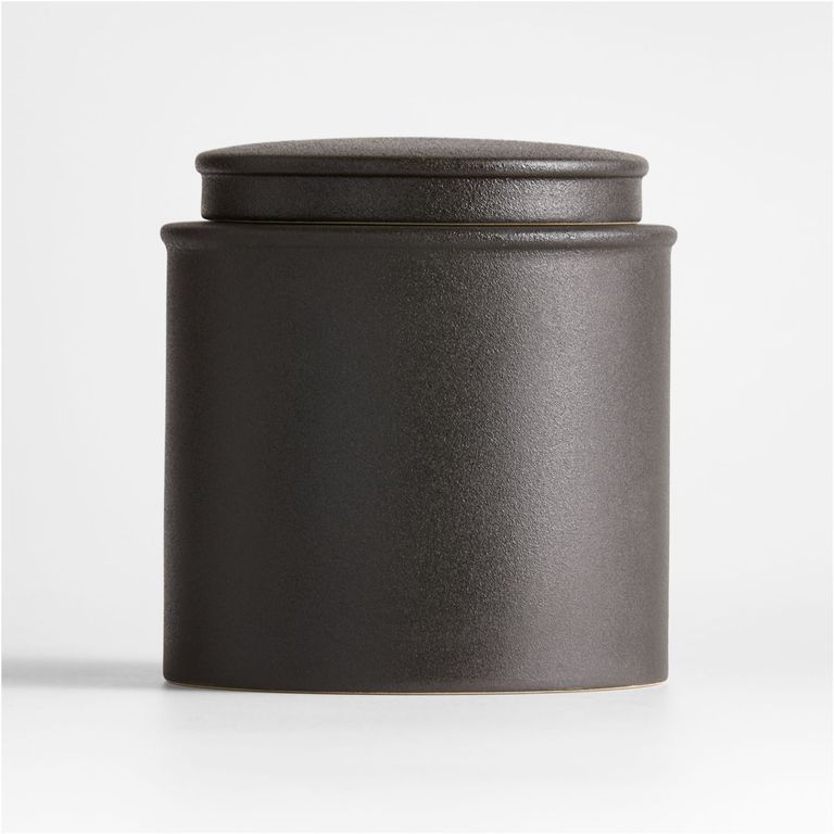 Envase de Cerámica Juxon Color Negro
