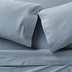 CRATE & BARREL - Juego de Sábanas Azul