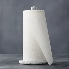 CRATE & BARREL - Soporte de Mármol para Rollo de Papel French Kitchen