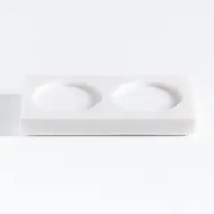 CRATE & BARREL - Soporte Caddy 2 Ranuras