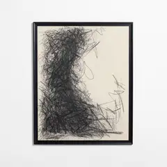 CRATE & BARREL - Cuadro "ash Etchings" 107x132cm